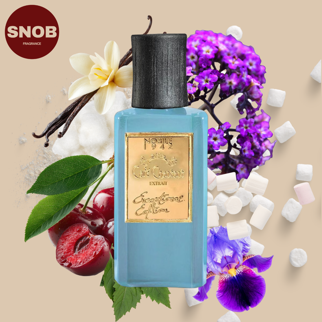 Café chantant de chez Nobile 1942 en format échantillon de parfum avec les notes