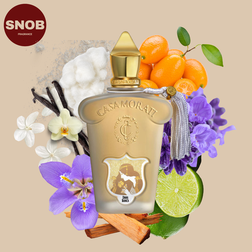 dama biance un parfum de casamorati et xerjoff en format échantillon avec notes