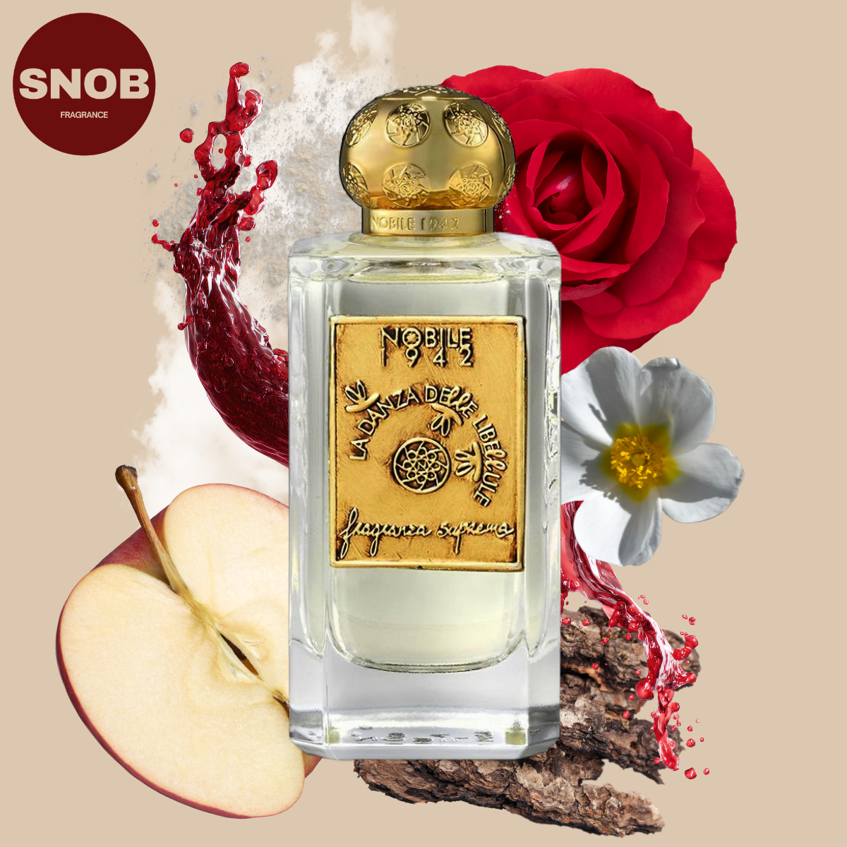 La danza delle libellule de nobile 1942 en format échantillon de parfum avec les notes