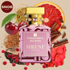 Sirene privée de fragrance du bois en format échantillon pour vente avec notes
