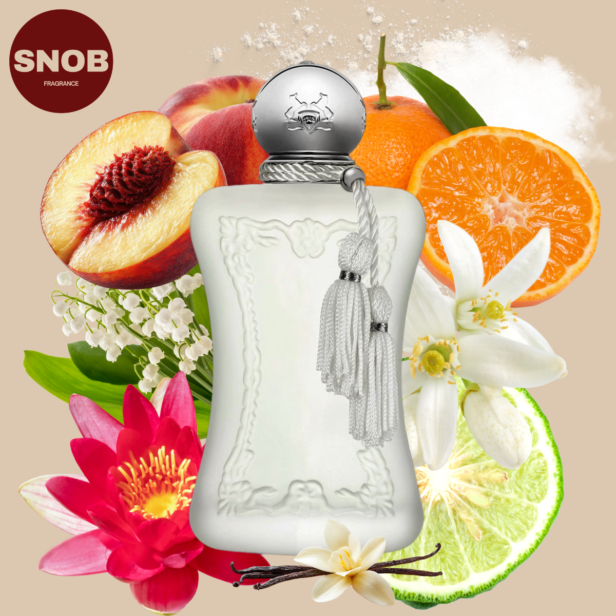 Valaya maison de marly parfum en vente d'échantillon avec notes visuel