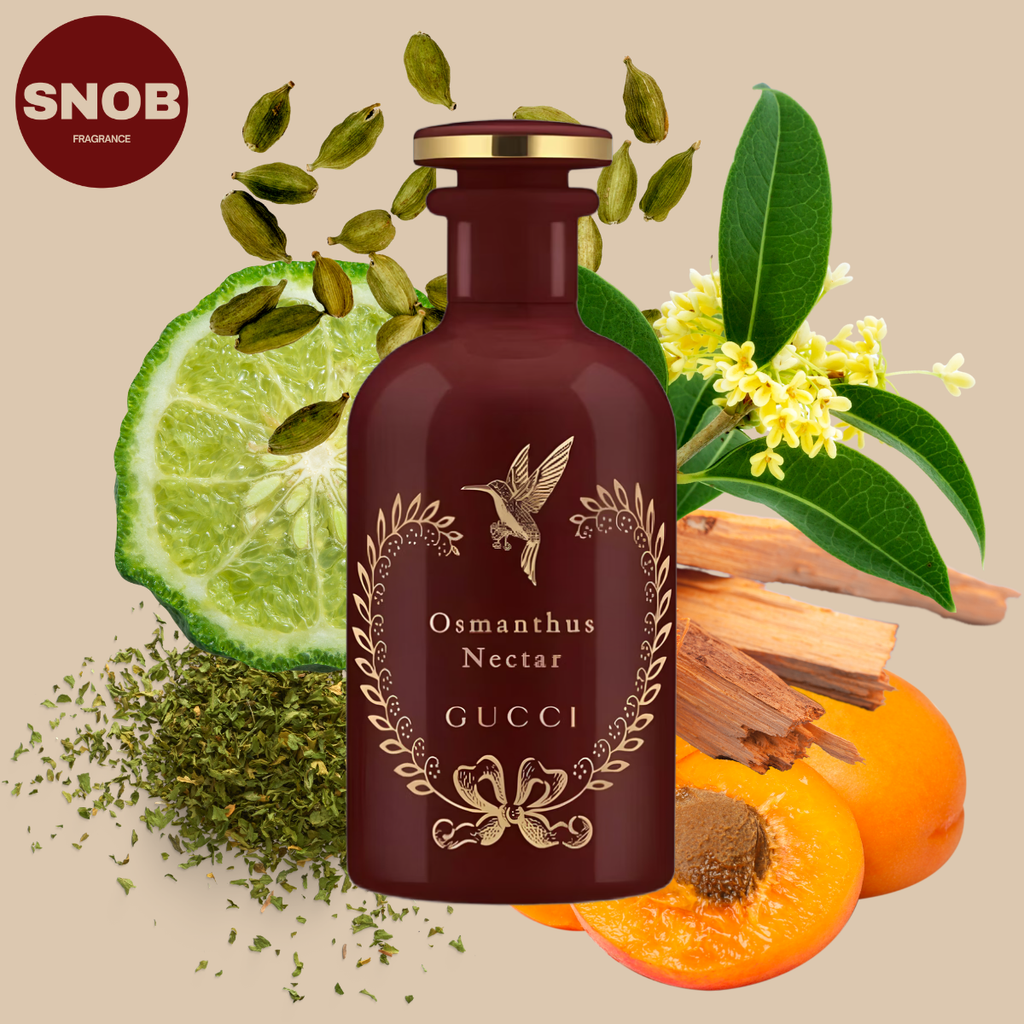 osmanthus nectar parfum de gucci the alchemist garden en vente d'échantillon de fragrance avec notes