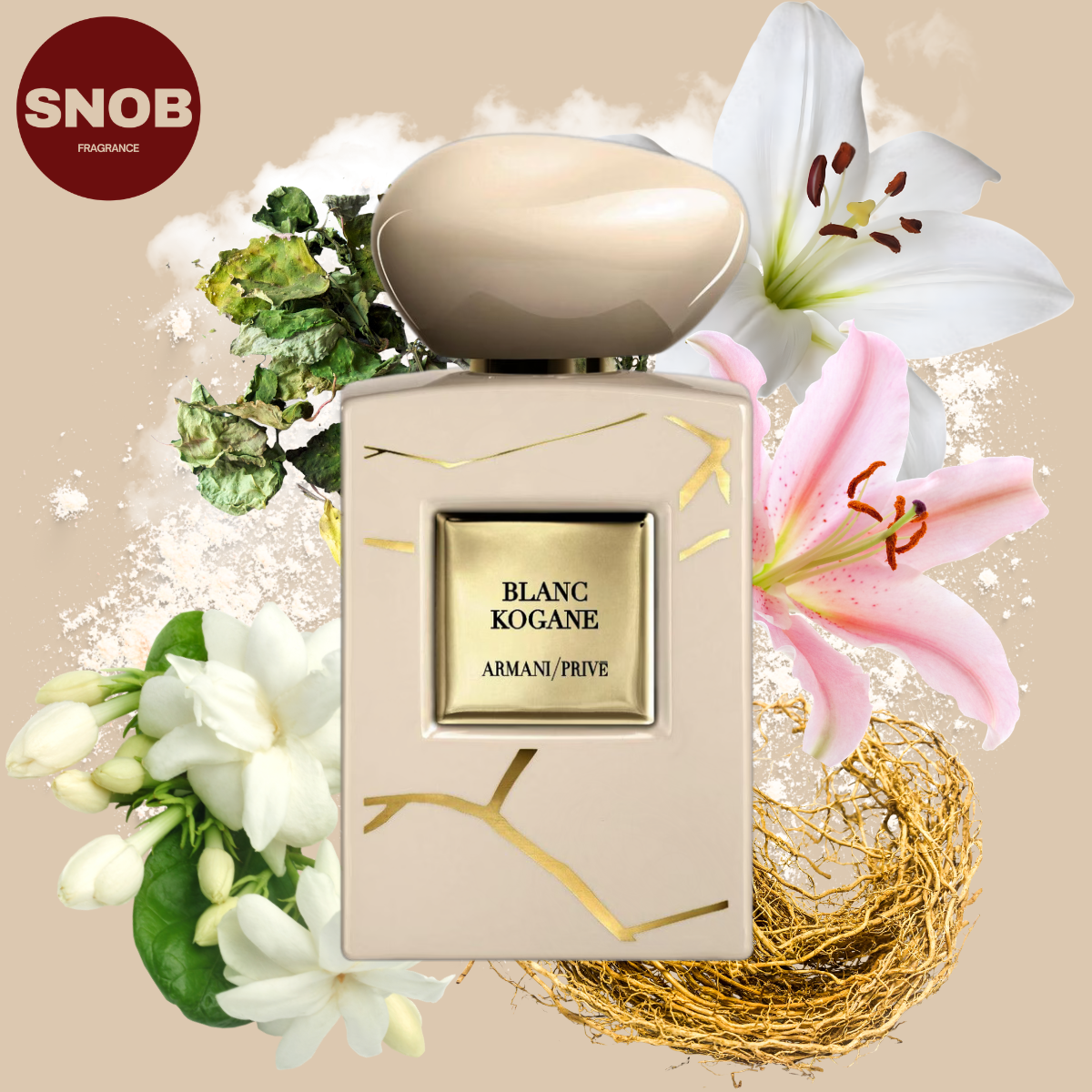 blanc kogane de armani privé en vente d'échantillon avec notes