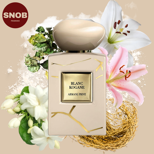 blanc kogane de armani privé en vente d'échantillon avec notes